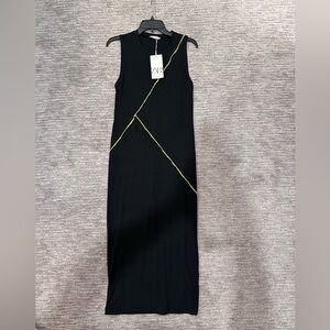 Zara ribbed midi dress